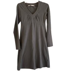 Athleta Senorita Dress Organic Cotton 709945 Gray Size Small